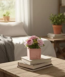Planta Decorativa Artificial Diseno Floral Campestre Jhn