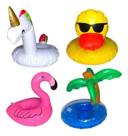 SET 8 PORTAVASOS INFLABLE PARA PISCINA SOPORTE BEBIDA LAU