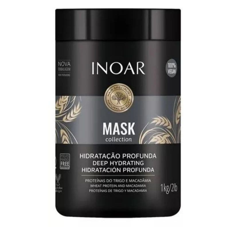 Mascara Macadamia Inoar 1Kg Hidratacion Profunda