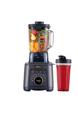 Licuadora Profesional Oster Titan 2200W Vaso Vidrio 2.5L Negro