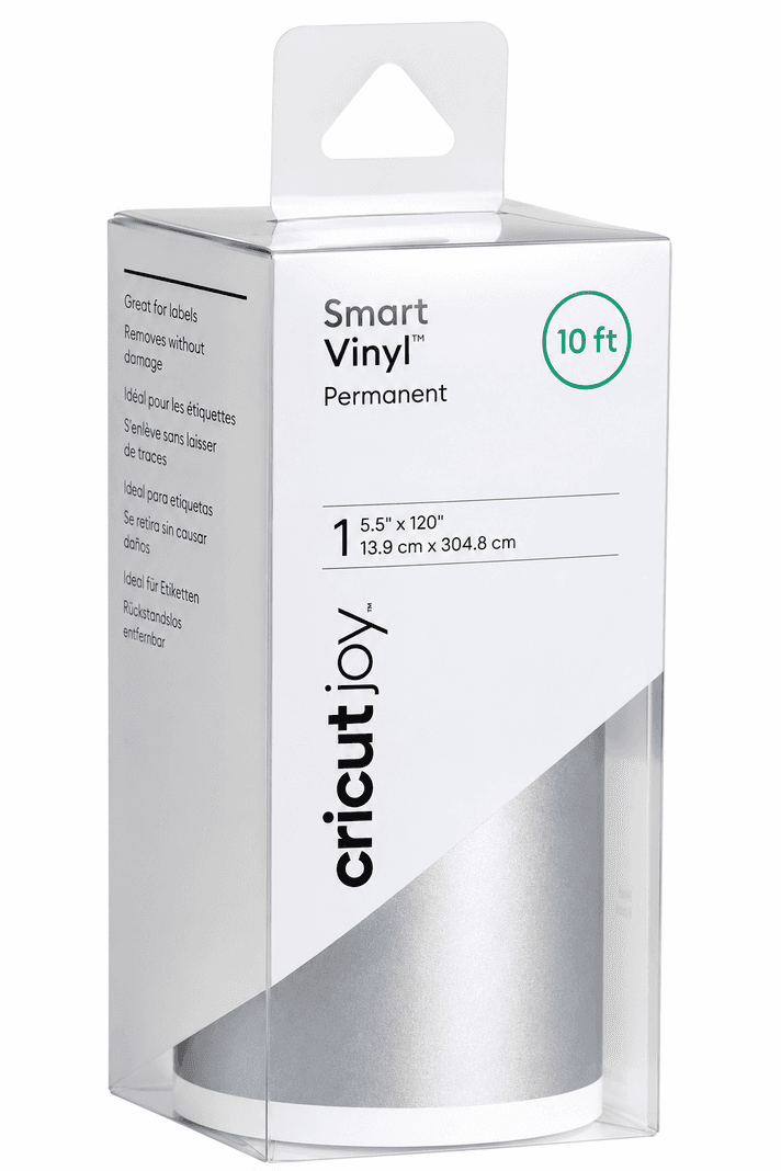 Vinil De Corte Smart Adhesivo Permanente 5.5 X 120 Plateado
