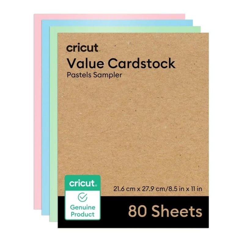 Cartulina Promocional 8.5 X 11 - 80 Hojas Pastel Cricut