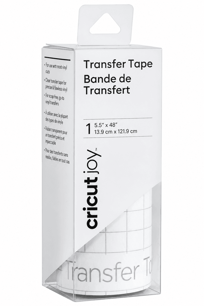 Vinil Transfer Cricut 5.5 X 48 Pulgadas Transparente