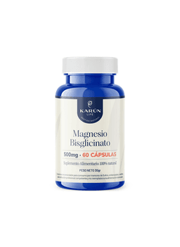 Magnesio Bisglicinato 60 Capsulas - Karun Life