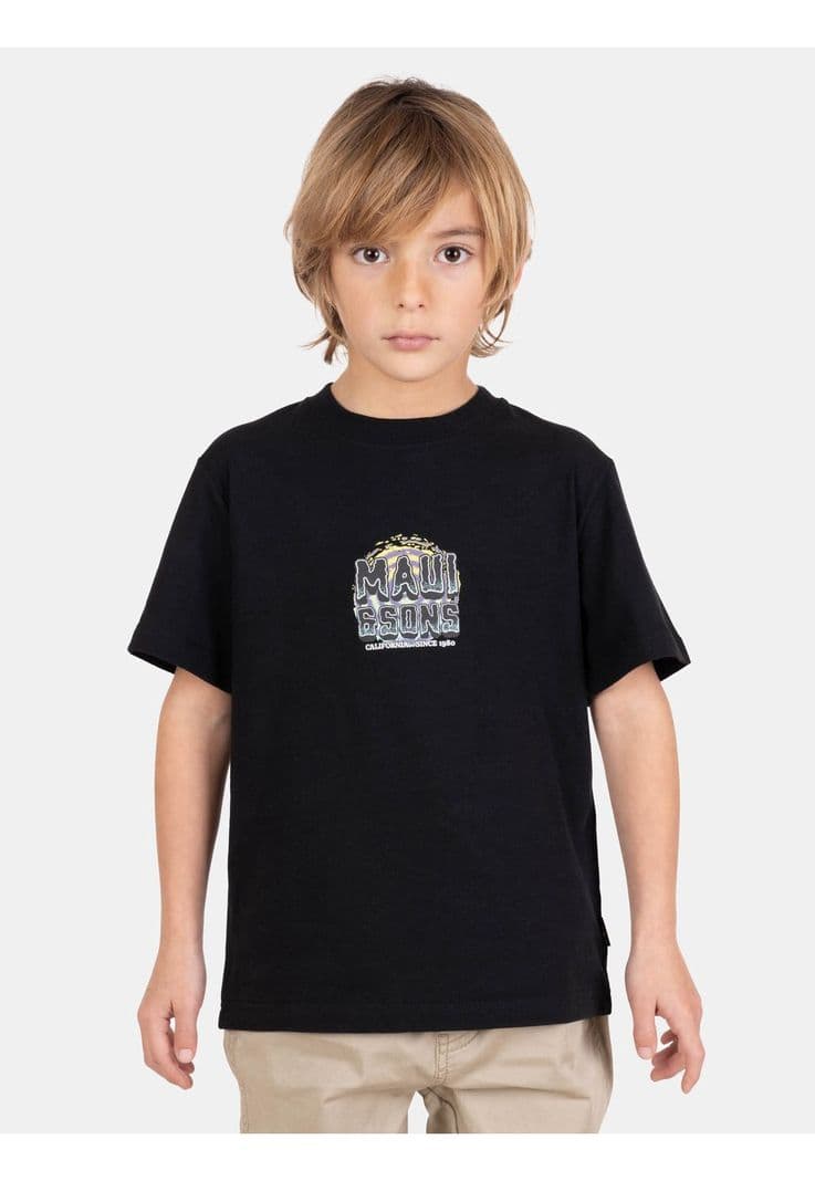 Polera MC SalViva Negro Infantil Maui And Sons 8