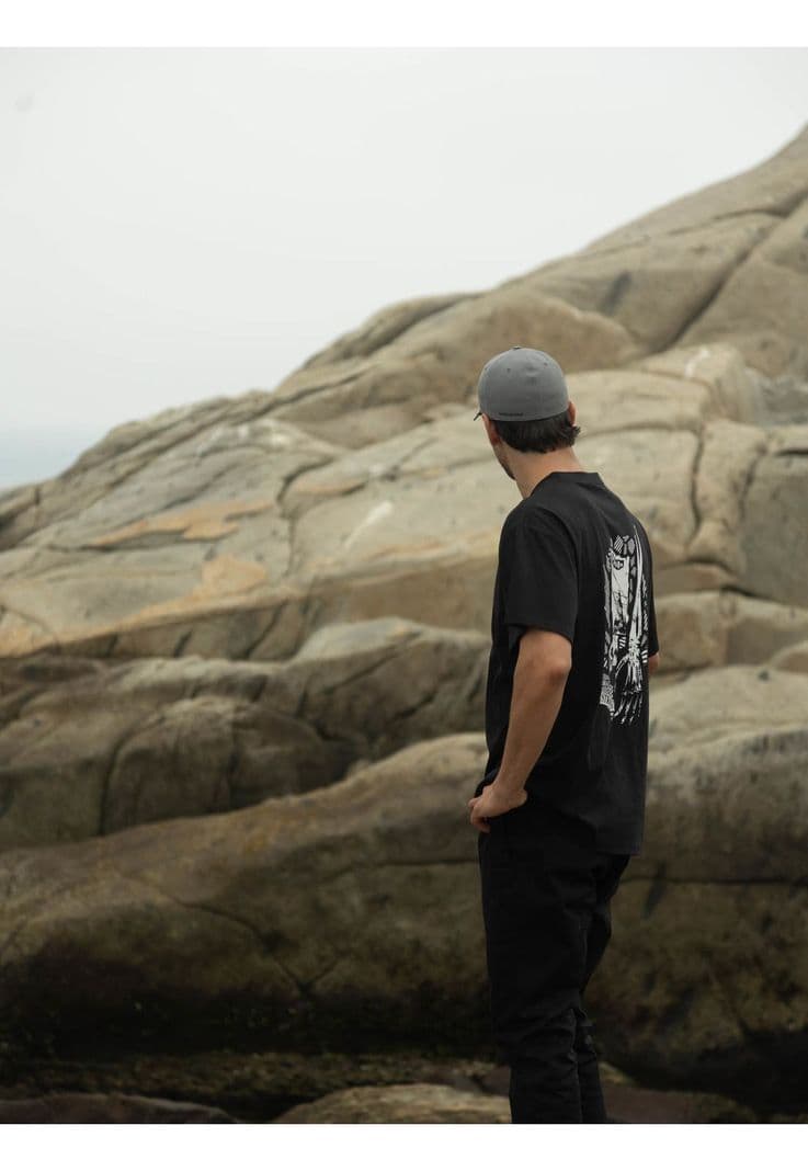 Polera MC Kun N Rip Negro Hombre Volcom M