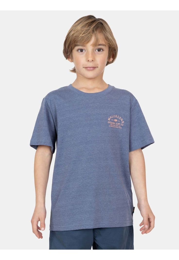 Polera MC Salitre Azul Infantil Maui And Sons 4