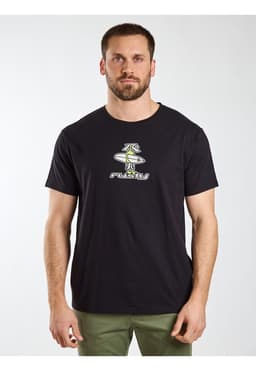 Polera MC Coastal Negro Hombre Rusty S