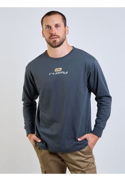 Polera ML Speed R Gris Hombre Rusty S