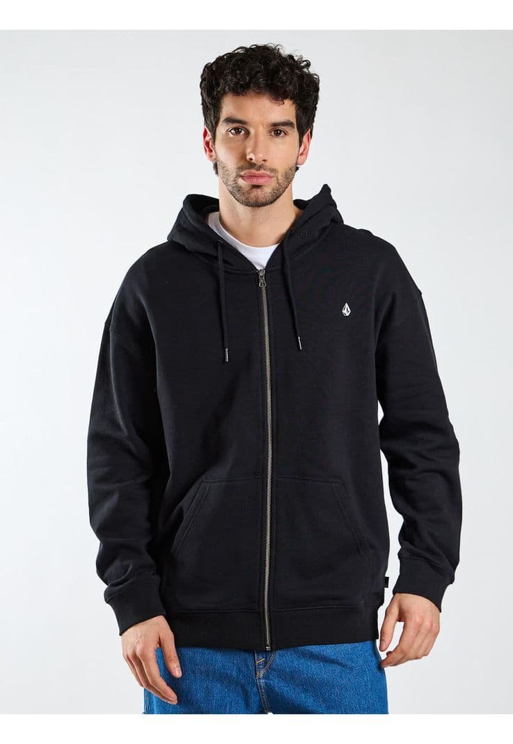 Poleron FZ Obsidian Negro Hombre Volcom S