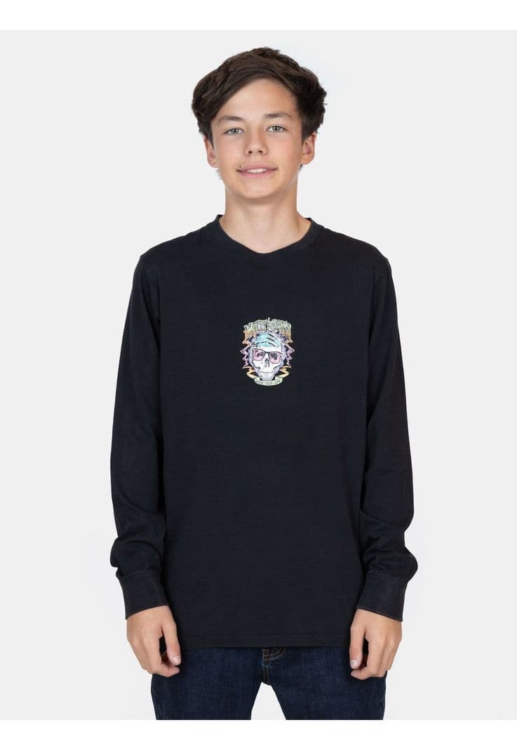 Polera ML RayVibe Negro Infantil Maui And Sons 14