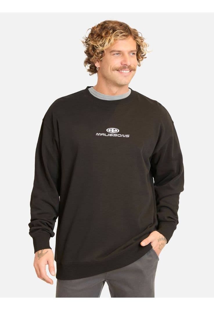 Poleron CR Flowtica Negro Hombre Maui And Sons S