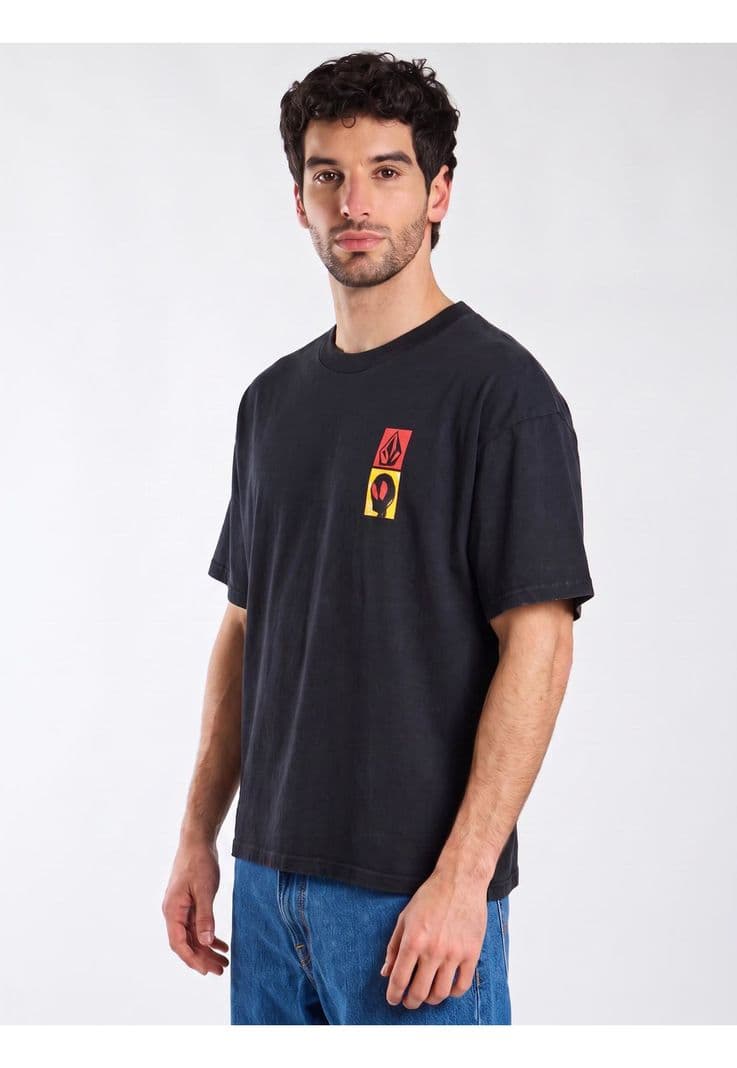 Polera MC Pour Decisions Negro Hombre Volcom L