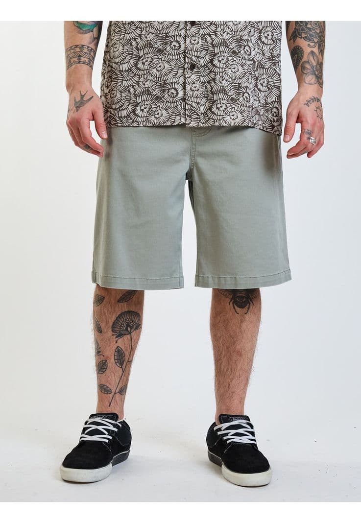 Bermuda Coastline Negro Hombre Rusty Beige M