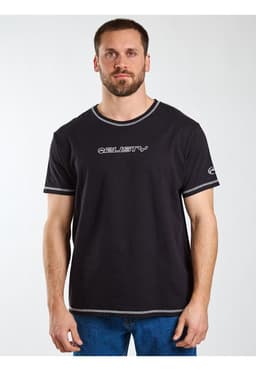 Polera MC Rusty 90S Negro Hombre Rusty L