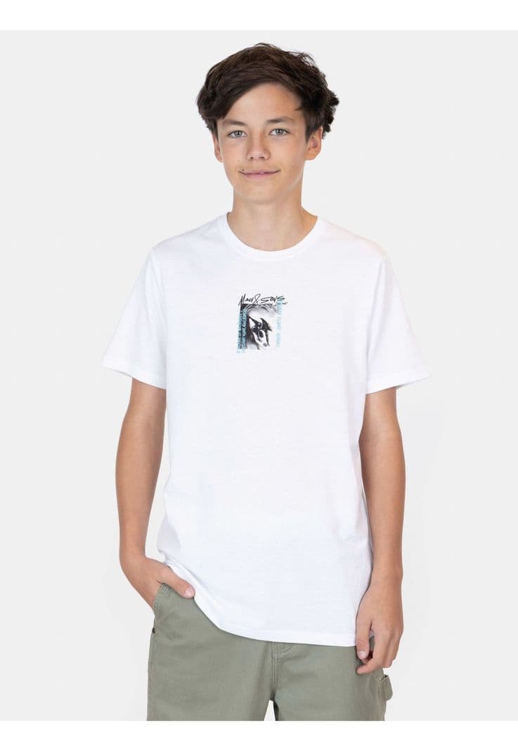 Polera MC SolRise Blanco Infantil Maui And Sons 16