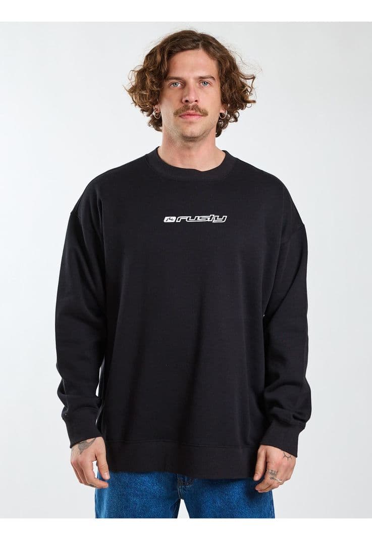 Poleron CR Low Tide Blanco Hombre Rusty Negro M