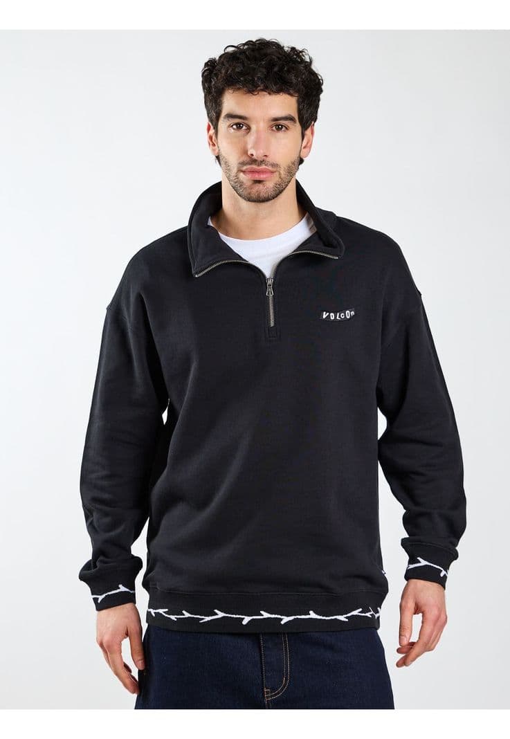 Poleron HZ Catalyst Negro Hombre Volcom S