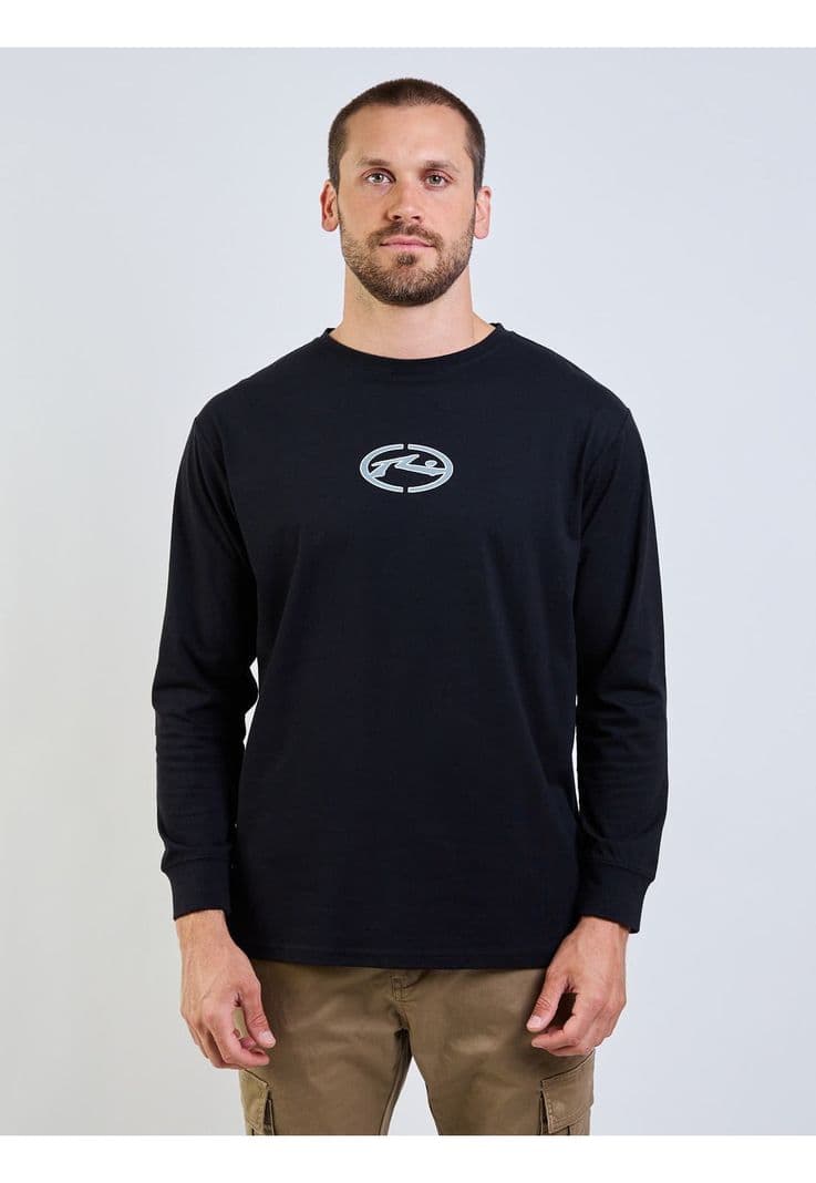 Polera ML Rusty Target Negro Hombre Rusty XL