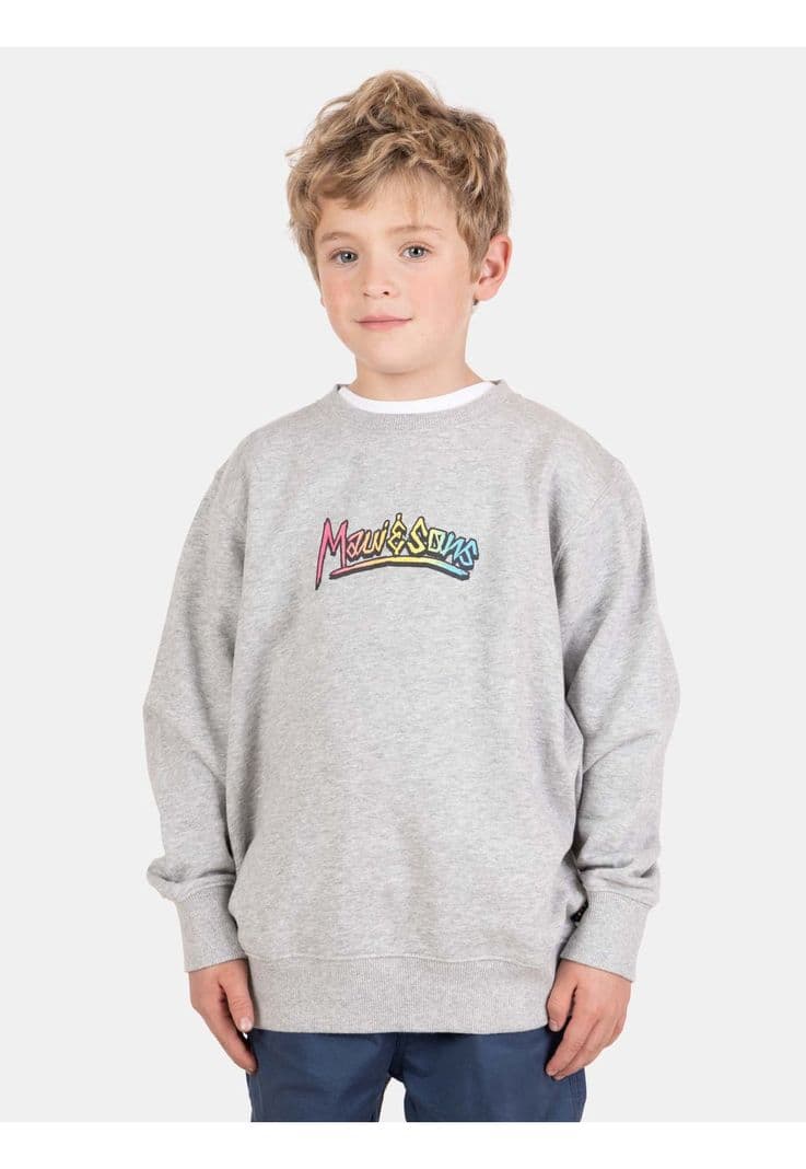 Poleron CR Makani Gris Infantil Maui And Sons 6