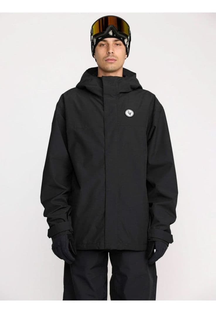 Parka Snow Buckthreeeighty Black Negro Hombre Volcom L