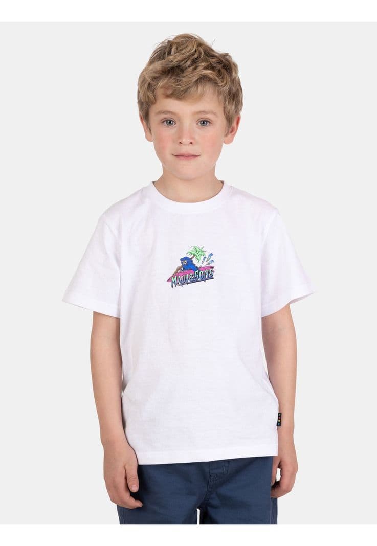 Polera MC OlaFit Blanco Infantil Maui And Sons 6