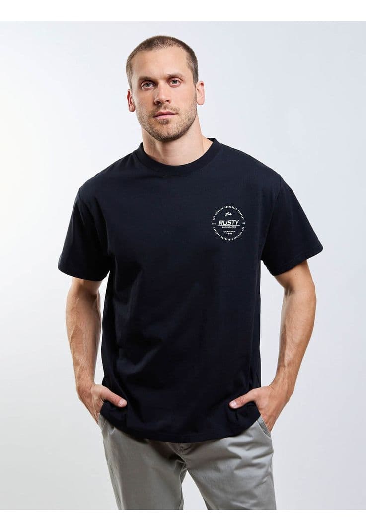 Polera MC Seal Our Kind Negro Hombre Rusty M