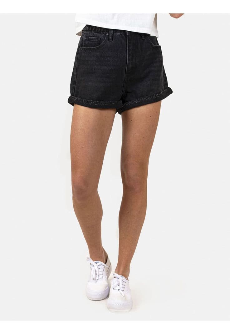 Short Jeans 5B636 Mujer Negro Maui And Sons 34