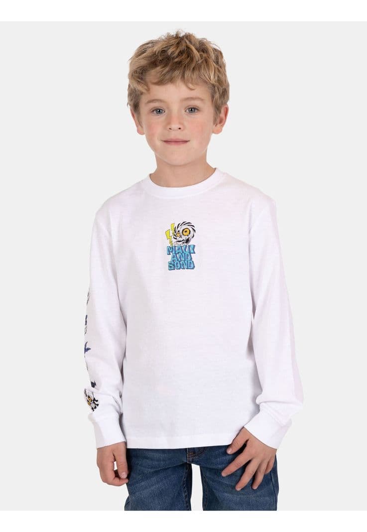Polera ML Zafiro Blanco Infantil Maui And Sons 4