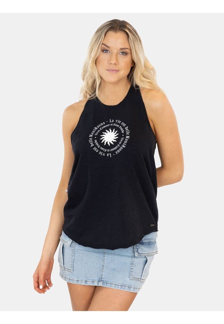 Polera SM Zira Negro Mujer Maui And Sons XL