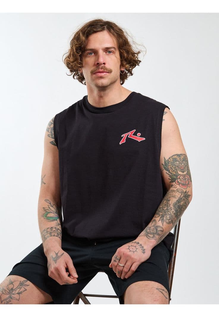 Polera SM Sandbar Negro Hombre Rusty XL