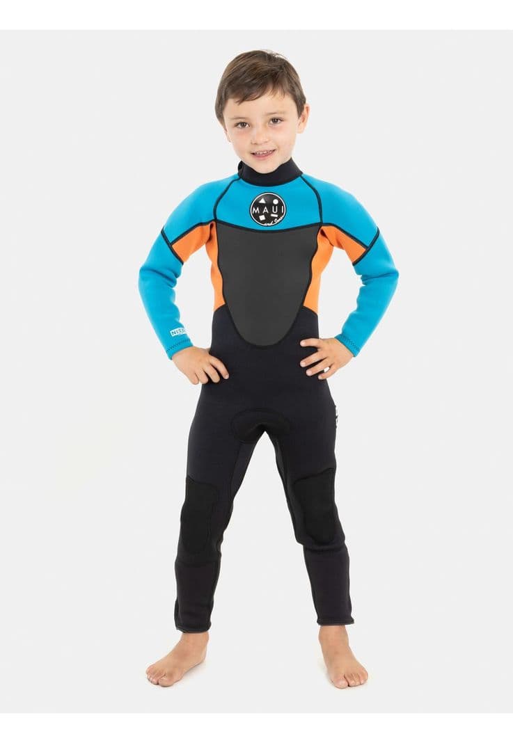 Traje Agua Extrac Azul Infantil Nino Maui And Sons 8
