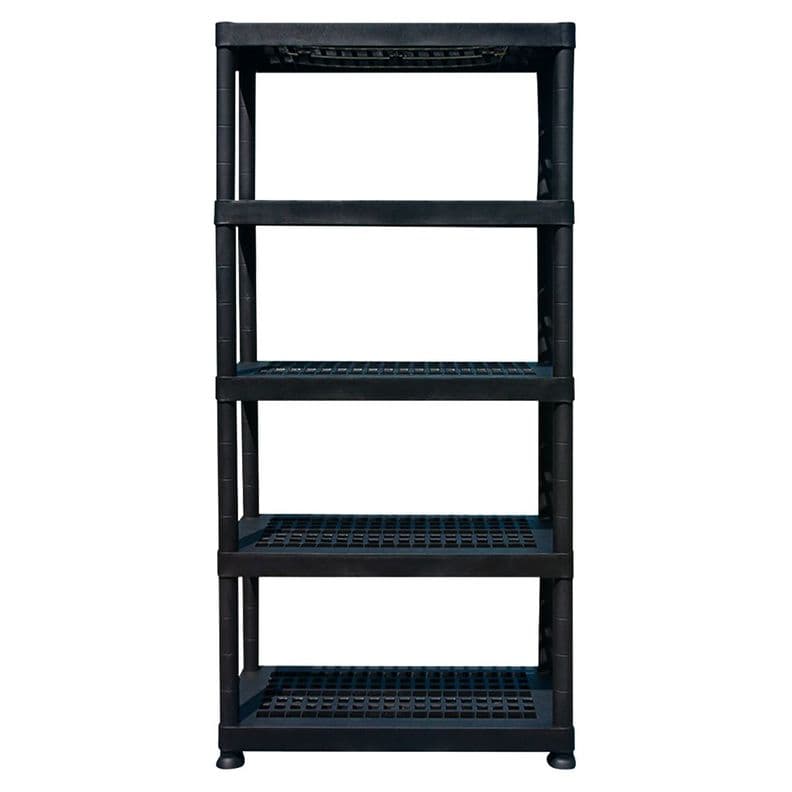 Estante plastico X-TREME 5 repisas 84x40x182cm Negro
