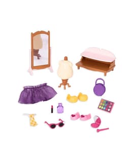 Set accesorios tienda de ropa Lila 10