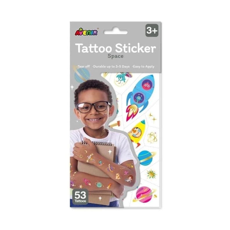 Set de Tatuajes Temporales - Espacio Gris 23