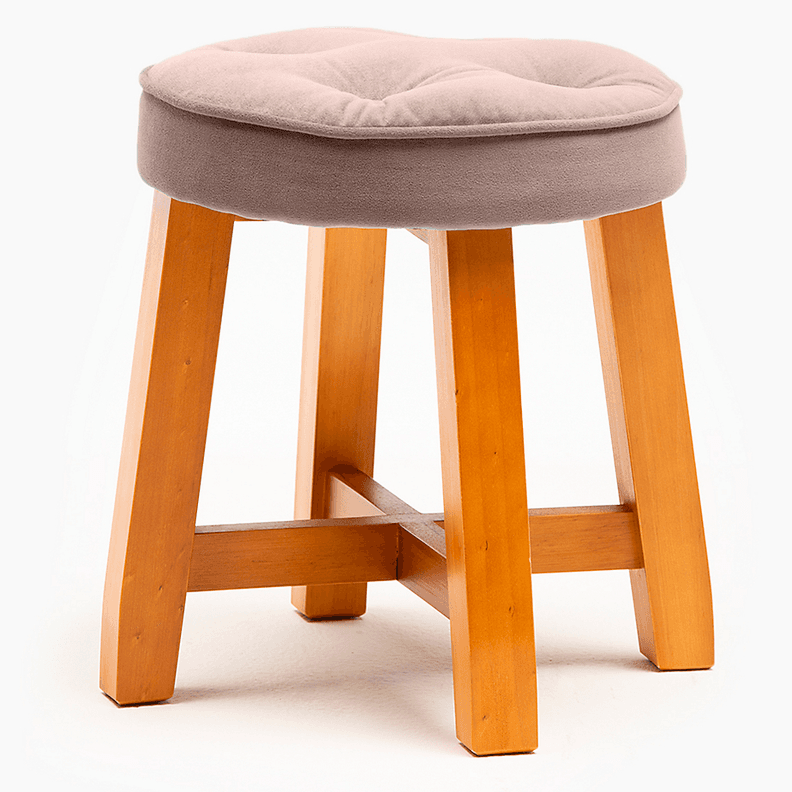 Pouf Spring Felpa Beige