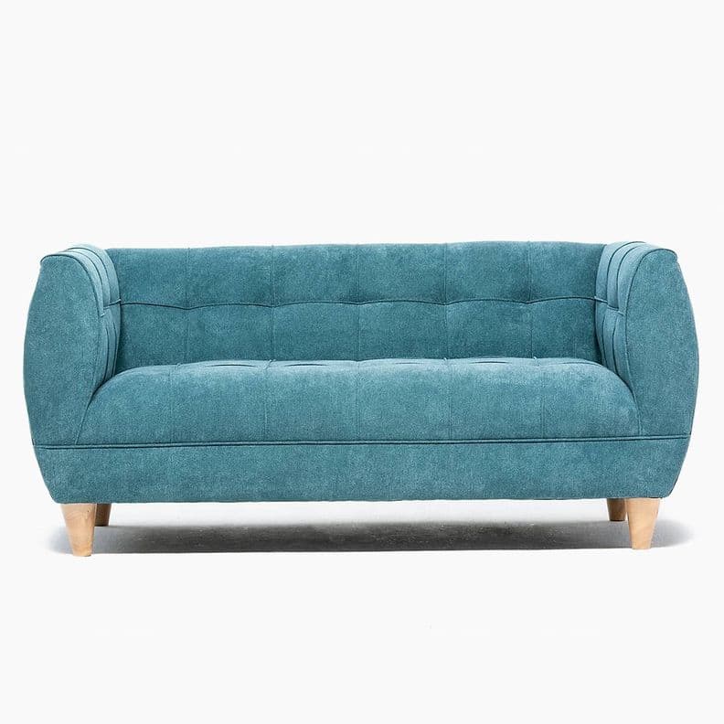Sofa 3 Cuerpos Gracia 170 Azul Petroleo