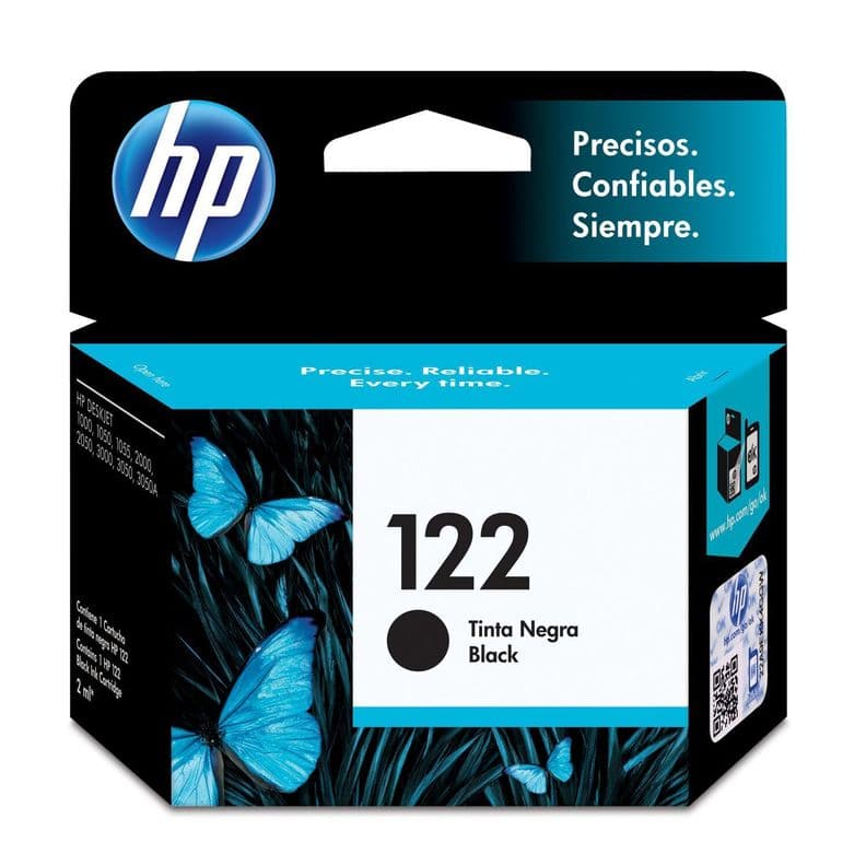 Cartucho de tinta HP 122 negra Original Negro