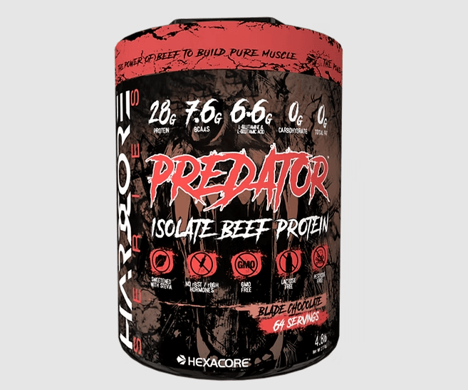Predator Isolate Beef Protein 4.8Lbs Chocolate HEXACORE
