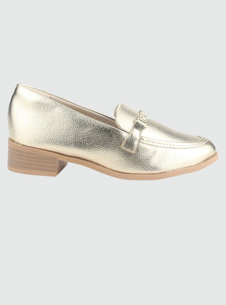 Zapato Ramarim Mujer 2416101 Dorado Casual Dorado Metalico 39