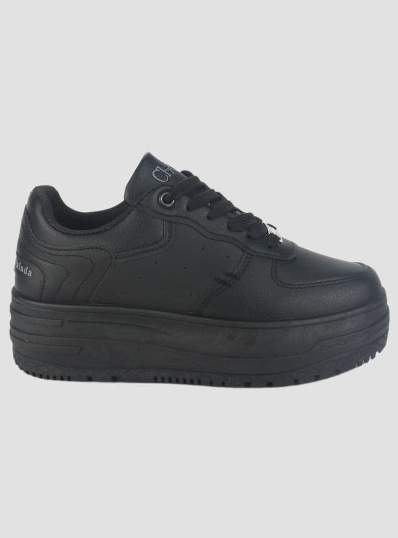 Zapatilla Chalada Mujer Mitsu-3 Negro Urbano