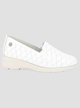 Mocasin de Cuero Chalada Mujer Cala-2 Beige Casual 39