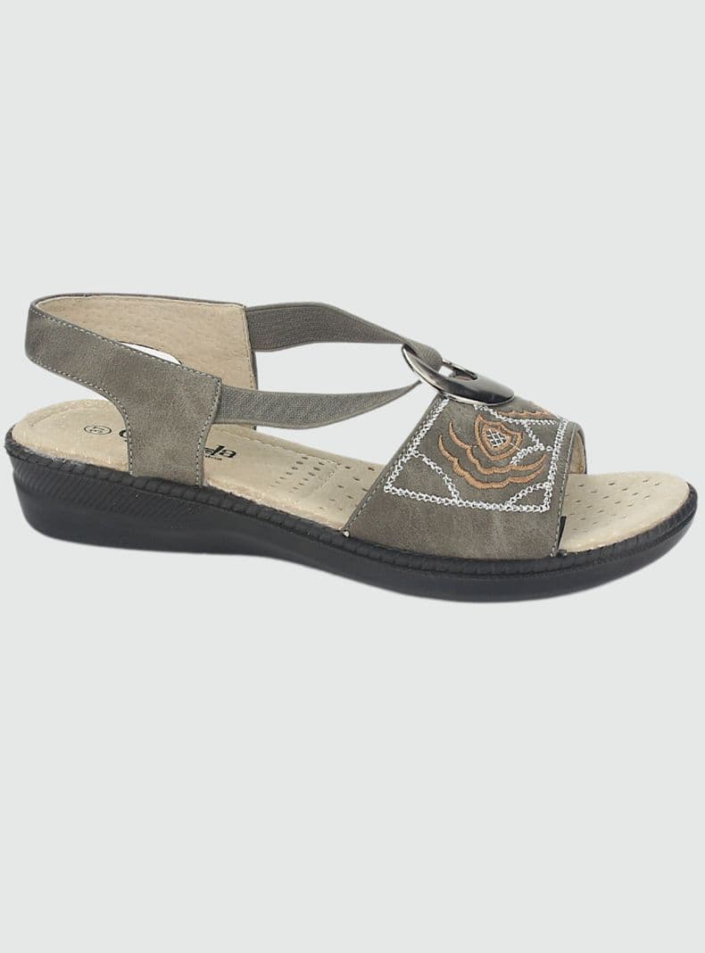 Sandalia Chalada Mujer Lena-3 Gris Comfort 38