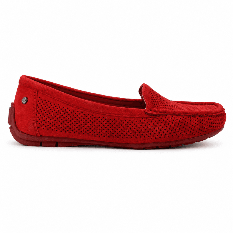 Mocasin Rojo Mujer Casual Chalada Nautico 38