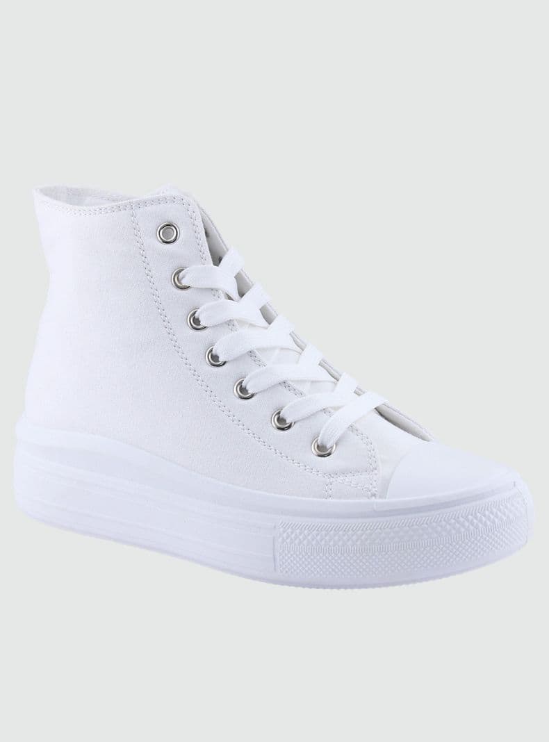 Zapatilla Chalada Mujer Clu-2 Blanco Plataforma 37