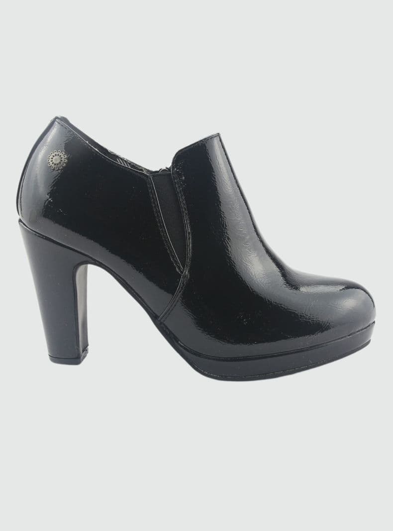 Botin Chalada Mujer Plataform12 Negro Moda 39