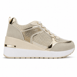 Zapatilla Dorado Mujer Urbano Chalada Bolki 40