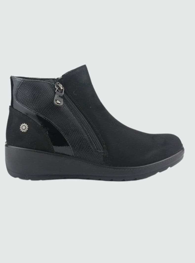 Botin Chalada Mujer Confort-5 Negro Casual 37