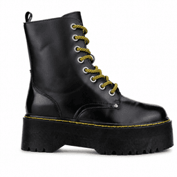 Botin Chalada Mujer Poolh-11 Negro Moda 35