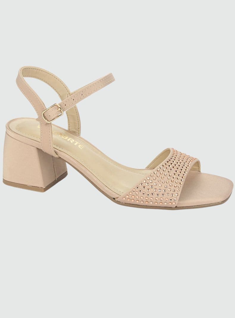 Sandalia Via Marte Mujer 23-9708 Creme Casual Crema 36